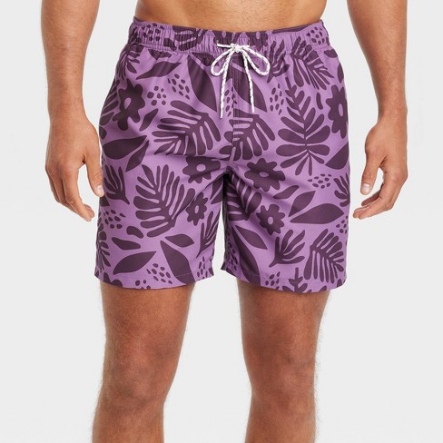 Palm Rise Volley 2 - Floral Swim Shorts for Women