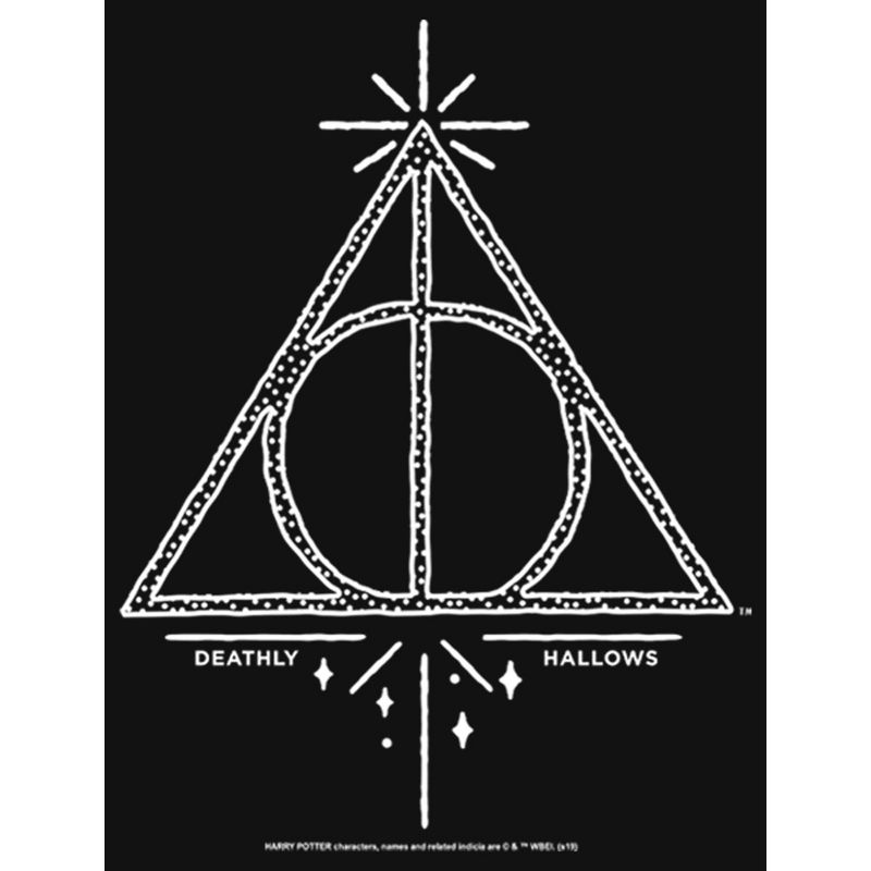 Girl's Harry Potter Deathly Hallows Symbol T-Shirt, 2 of 5