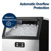 Simzlife Commercial Ice Maker, Stainless Steel, 150Lbs/Day, Ice Machine with 33Lbs Storage, Smart Control, for Party/Businesses, self-cleaning, Silver - 2 of 4