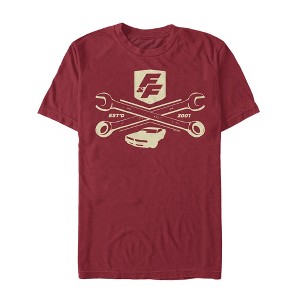 Men's Fast & Furious FF Double Wrench Logo T-Shirt - 1 of 4