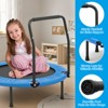 SUGIFT 36-Inch Kids Trampoline with Foam Handle – Foldable Mini Rebounder with Elastic Band Design, Non-Slip Mat, Indoor/Outdoor Use - 2 of 4