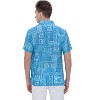 HAPPY BAY Men's Hawaiian Shirt Fashion Button Down Short Sleeves Holidays Aloha Party Casual Tops Summer Beaches Shirts for Men - 2 of 4