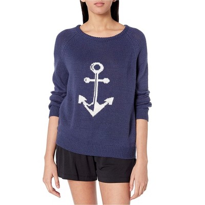 P.J. Salvage Womens Anchor Pajama Sweater