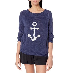 P.J. Salvage Womens Anchor Pajama Sweater - 1 of 1