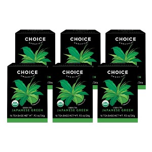 Choice Organics  Japanese Green Tea -  96 ct , 6 Pack - 1 of 4