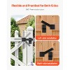 VEVOR Flip Gate Latch, Metal Heavy Duty Gate Latches, Flip Latch Hardware with Hardness, 360° Rotating Latches, Matte Powder Coating Finish, Black - 4 of 4