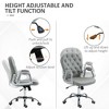 TiramisuBest Button Tufted Gray Faux Leather Office Chair with Adjustable Features - 4 of 4