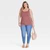 Women's Slim Fit Tank Top - Ava & Viv™ - image 3 of 3