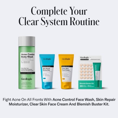 Geologie Clear System Skin Repair Moisturizer - 0.2% Retinol - 2 fl oz: Paraben-Free, Vegan, Face Application, Unscented