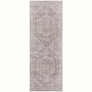 Mark & Day Millia 2'7"x7'3" Runner Woven Indoor Area Rugs Gray - 1 of 4