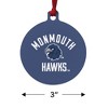 Monmouth University Official Hawks Aluminum Holiday Christmas Tree Ornament - 3 of 4