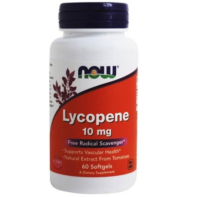 NOW Foods Lycopene 10 mg.  -  60 Count