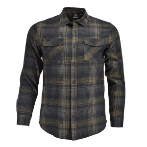 Burnside Men's Plaid Yarn Dyed Modern Fit Flannel Shirt - 1 of 3