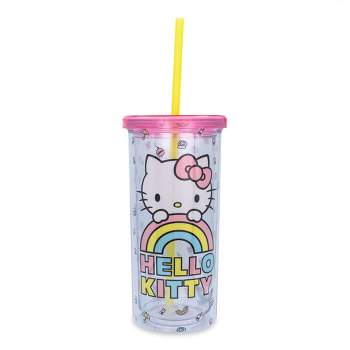 Sanrio Hello Kitty and Friends Carnival Cup With Lid and Straw | Holds 24  Ounces