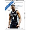 Trends International NBA San Antonio Spurs - De'Aaron Fox Feature Series 25 Framed Wall Poster Prints - 3 of 4