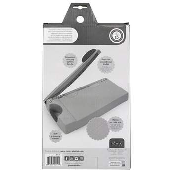 Fiskars Portable Paper Trimmer 12 w/ Slide Cutter Scrapbook + Extra Blade  #43