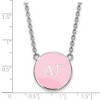 Black Bow Jewelry Sterling Silver Delta Gamma Greek Life Necklace 18 Inch - 2 of 4