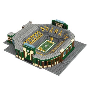 Forever Collectibles Green Bay Packers NFL FOCO BRXLZ Stadium Building Block Set - 1 of 4