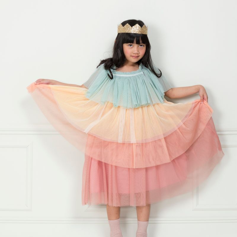 Meri Meri Rainbow Ruffle Princess Costume 5-6 Years (Pack of 1), 4 of 9