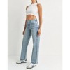 Women's Relaxed Straight Denim - JUST BLACK DENIM - 2 of 4