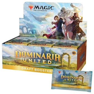 Magic The Gathering Magic: The Gathering Dominaria United Draft Booster Box | 36 Packs + Box Topper Card (541 Magic Cards)