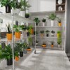 Dolonm 6-Tier Heavy Duty Corner Shelf, Adjustable Metal Rack ,Storage Display Chrome Rack, for Bathroom/Kitchen/Office - 2 of 4