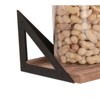 FONTOI Floating Storage Shelves Wall Mounted Set of 3, Hanging Shelf with Brackets for Collectibles, Photo, Decor, Natural Wood, 5.1"*14.2"*16.6" - 4 of 4