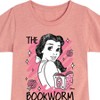 Girls' - Disney - Belle The Bookworm Fitted Short Sleeve Graphic T-Shirt - 2 of 4