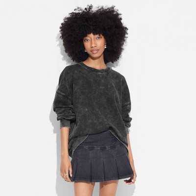Women's Oversized Pullover Sweatshirt - Wild Fable' - image 2