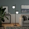 Hudson and Canal 2-Light Floor Lamp with Glass Shades - 4 of 4