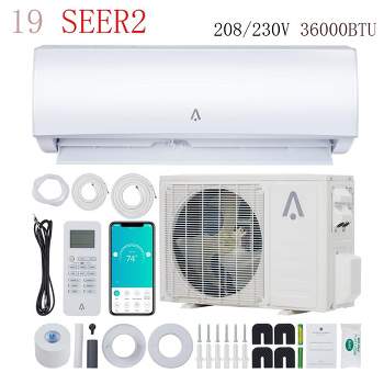 36000 BTU Air Conditioner Mini Split 19 SEER2 INVERTER AC Ductless With Heat Pump