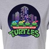 Women's - Teenage Mutant Ninja Turtles - City Scape With Turtles Cropped Graphic T-Shirt - image 2 of 4