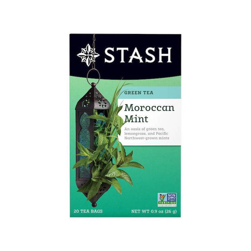 Stash Moroccan Mint Green Tea Bags - 20ct, 1 of 5