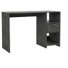 Vynxaria Naxos Computer Desk - 1-Drawer & 2-Open Storage Shelves, Smokey Oak, 43.3"W x 17.04"D - 4 of 4