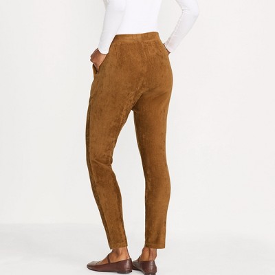 Lands' End Women's Sport Knit High Rise Corduroy Leggings