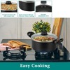 LunaLulinlk 7 Piece Non Stick Aluminium, Pots and Pans Cookware Set, Black - 4 of 4