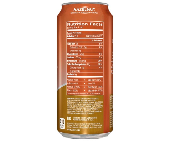 Starbucks Doubleshot Hazelnut - 15 fl oz Can