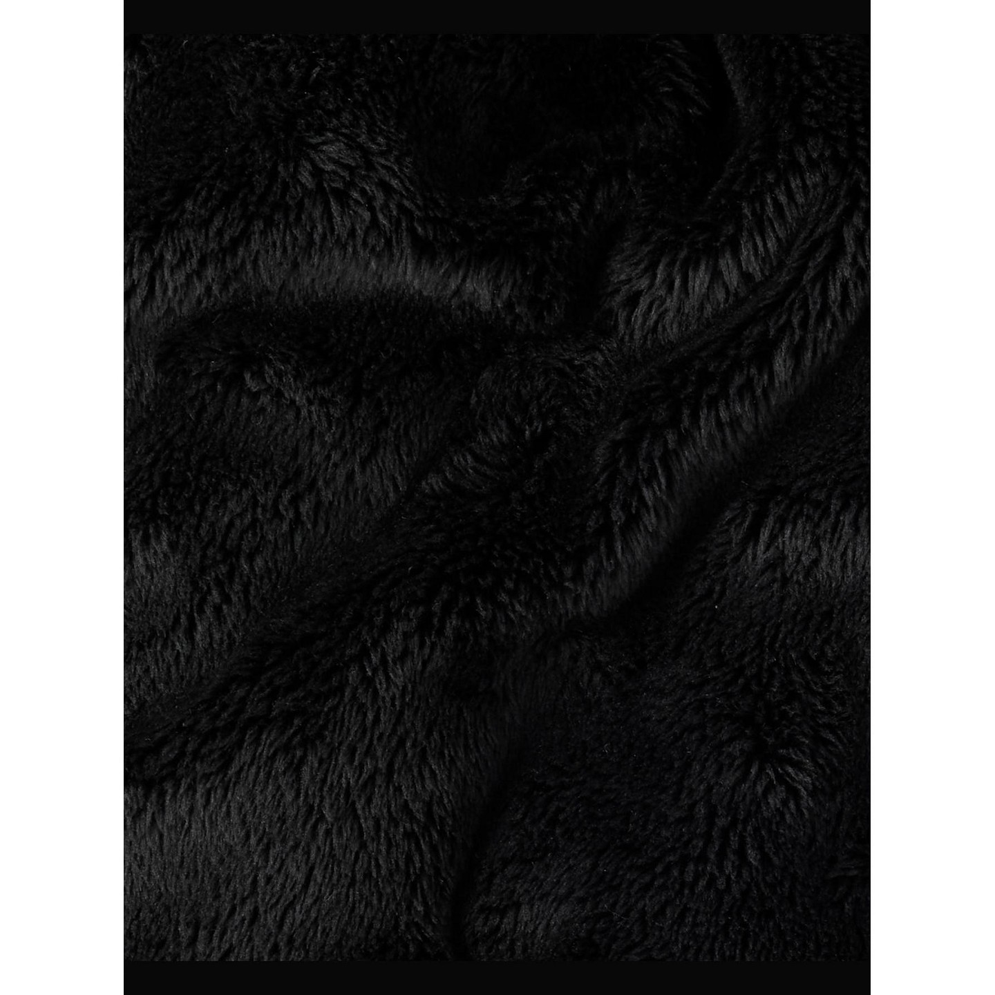 Куртка The Children's Place Long Sleeve Faux Fur Coat Black S (5/6) для девочек, цвет: Чёрный — фото 4
