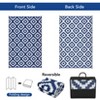 Washable Outdoor Rug with Classic Checked Pattern - 4 of 4