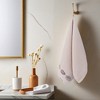 REGALWOVEN Cotton Soft Absorbent Waffle Design Leaves Pattern Decorative Hand Towel 13" x 29" 2 Pcs - 2 of 4
