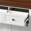 NicBex 39.37"/ 40.04"/39.76"/33.07" Modern Sideboard,Kitchen Storage Cabinets with Doors and Drawers for Kitchen and Dining Room,White Walnut - 4 of 4