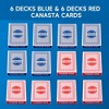 GSE Canasta Cards with Point Values, Included Canasta and Hand & Foot Game Rules - 2 of 4