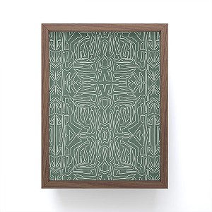 Marta Barragan Camarasa Abstract pattern linear stroke Framed Mini Art Print 4" (H) x 3" (W) x 1" (D) - Society6 - 1 of 3