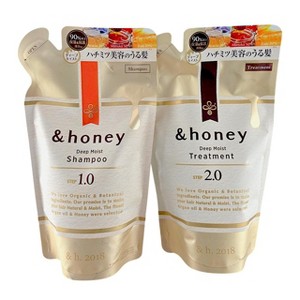 Vicrea & Honey Deep Moist Shampoo Refill- (11.8 oz) & Deep Moist Treatment - (11.8 oz) DUO SET KIT - Drench your hair in honey - 1 of 4