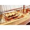 HomeRoots 33" Wood Brown Solid Wood Hand Painted Bluenose II Model Boat - 3 of 3