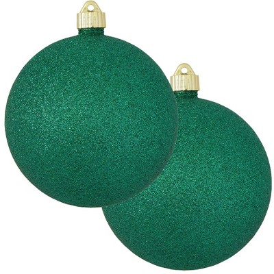 Christmas by Krebs 2ct Emerald Green Shatterproof Christmas Ball Ornament  6" (150mm)