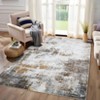 Washable Living Room Rug Non Slip Low Pile Area Rug Soft Foldable Accent Carpet for Bedroom Home Office Dining Room - 2 of 4
