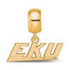 Black Bow Jewelry 14k Yellow Gold Plated Sterling Silver Eastern Kentucky Colonels NCAA Bead Charm - 2 of 4