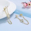 Amy and Annette 14K Gold Plated Bliss Earrings - 3 of 4