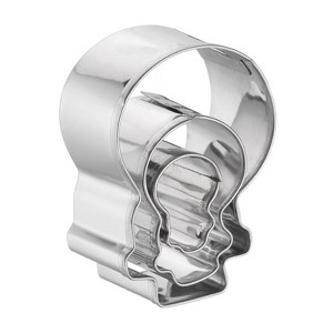 Unique Bargains Durable Rust-proof Dishwasher Safe Cookie Cutter Assorted Sizes 3 Pcs - 1 of 4